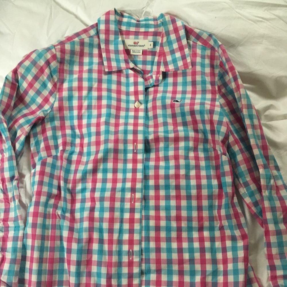 Vineyard Vines Gingham Button Down